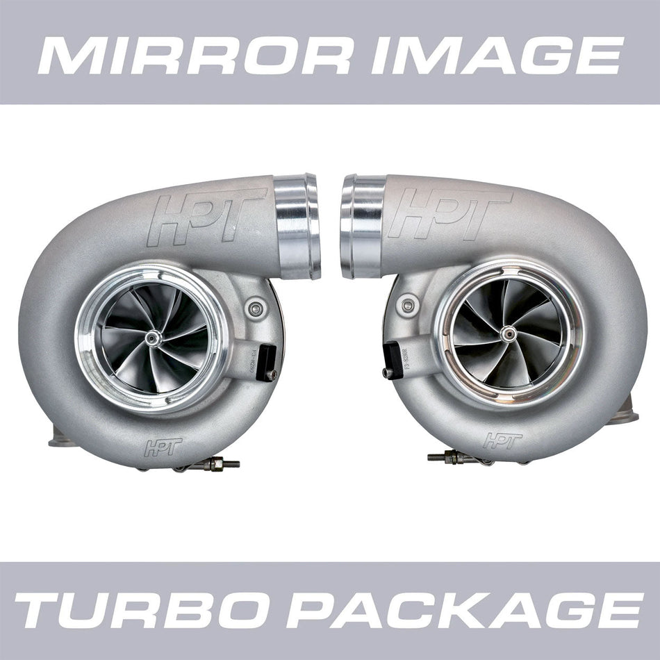 HPT F3 8280 Mirror Image Turbocharger Package (V - Band 0.96 A/R) - HP Race Brands - HPT Turbo - Turbocharger Package