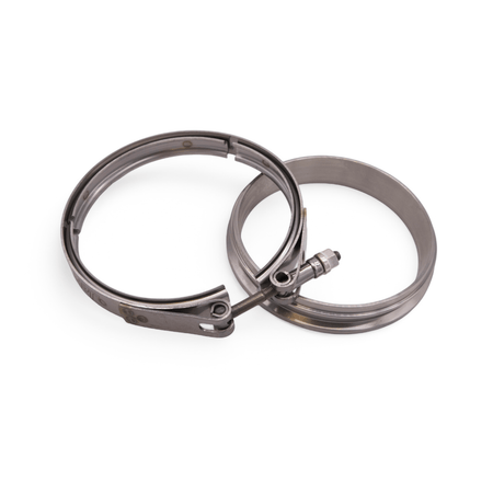 HPT F5 V - Band Discharge Flange & Clamp Kit - 5.00" - HP Race Brands - HPT Turbo - Clamp & Flange Kit