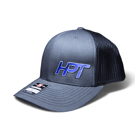 HPT Grey/Black Snapback Hat - HP Race Brands - HPT Turbo - Apparel & Merchandise