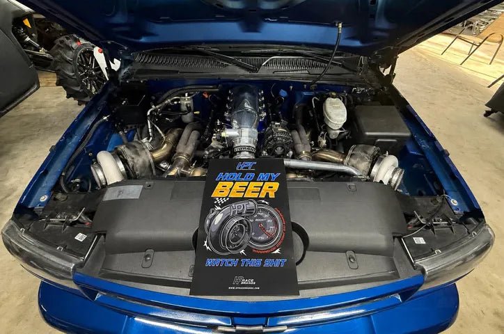 HPT Hold My Beer Poster 12" x 18" - HP Race Brands - HPT Turbo - Apparel & Merchandise