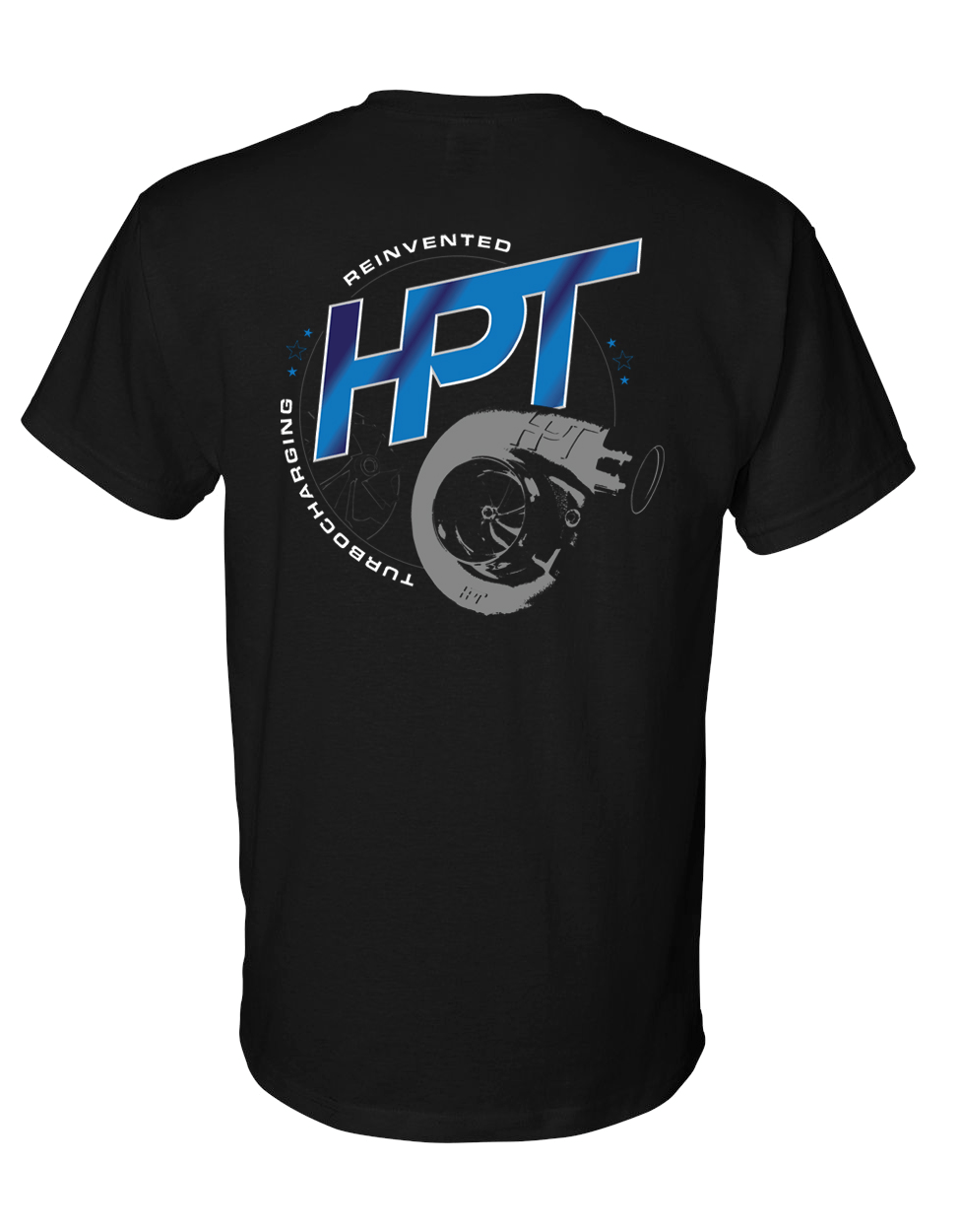 HPT Innovation T-Shirt (Black) - HP Race Brands - HPT Turbo - Apparel & Merchandise