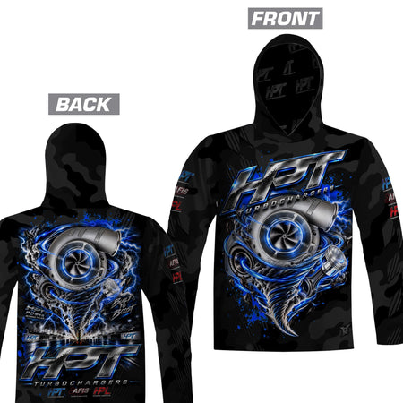 HPT Sublimated Long Sleeve Crew Hoodie - HP Race Brands - HPT Turbo -