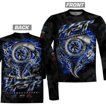 HPT Sublimated Long Sleeve Crew Shirt - HP Race Brands - HPT Turbo - Apparel & Merchandise