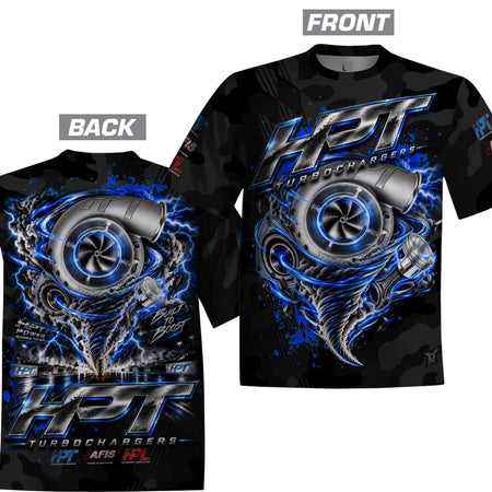 HPT Sublimated Short Sleeve Crew Shirt - HP Race Brands - HPT Turbo - Apparel & Merchandise