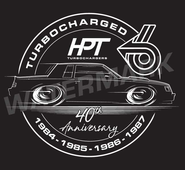 HPT Turbo Buick 40th Anniversary Shirt - HP Race Brands - HPT Turbo - Apparel & Merchandise