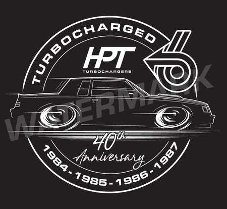 HPT Turbo Buick 40th Anniversary Shirt - HP Race Brands - HPT Turbo - Apparel & Merchandise