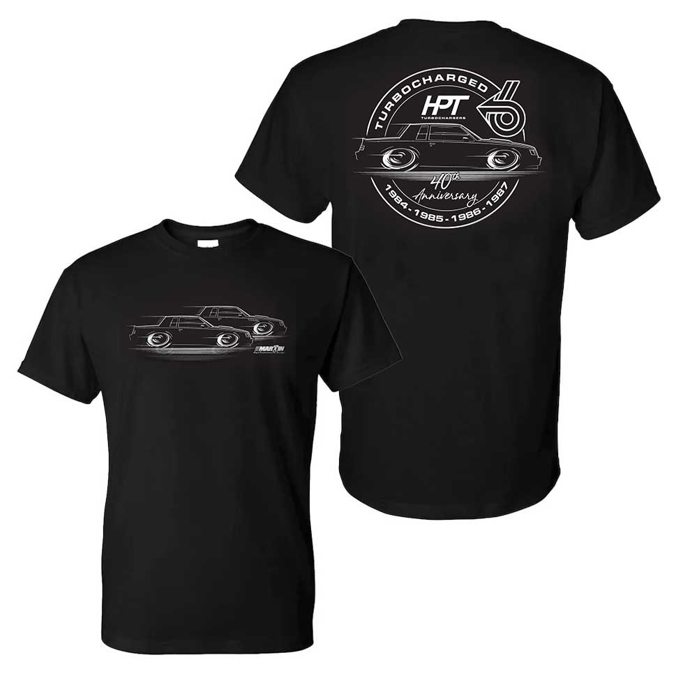 HPT Turbo Buick 40th Anniversary Shirt - HP Race Brands - HPT Turbo - Apparel & Merchandise