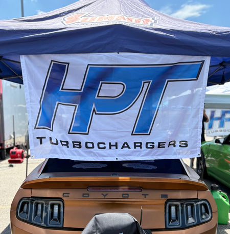 HPT Turbo Fabric Banner - 5' x 3' - HP Race Brands - HPT Turbo - Apparel & Merchandise