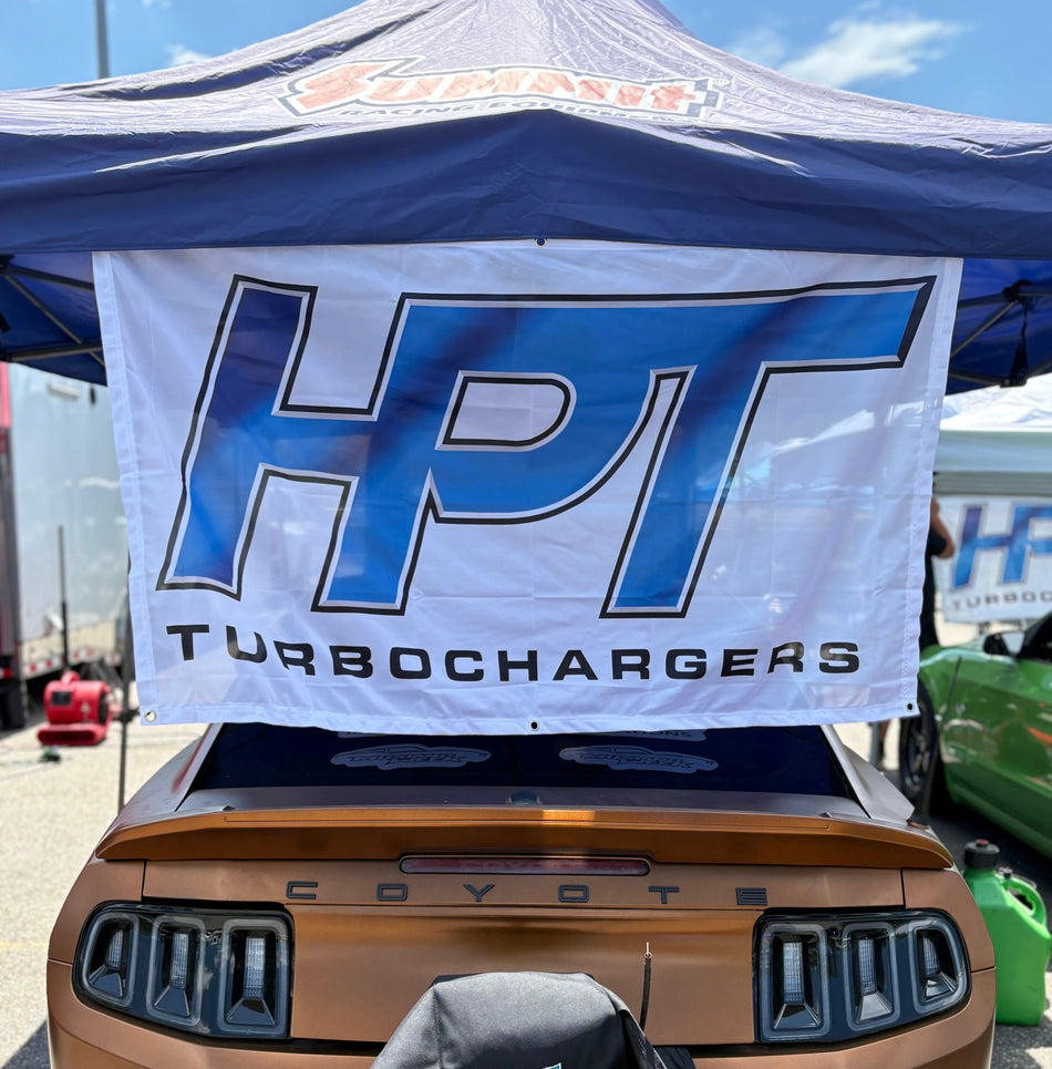 HPT Turbo Fabric Banner - 5' x 3' - HP Race Brands - HPT Turbo - Apparel & Merchandise