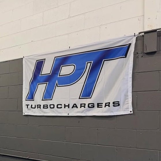 HPT Turbo Fabric Banner - 5' x 3' - HP Race Brands - HPT Turbo - Apparel & Merchandise