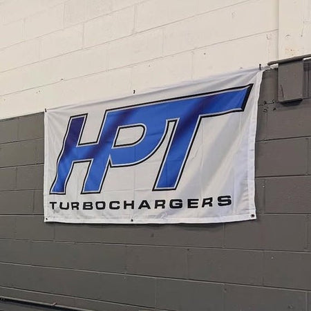 HPT Turbo Fabric Banner - 5' x 3' - HP Race Brands - HPT Turbo - Apparel & Merchandise