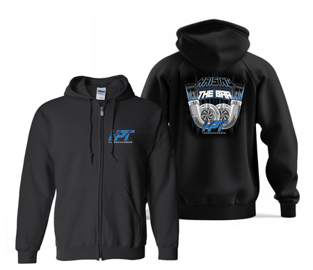 HPT Turbo Raising the Bar Zip - Up Hoodie - HP Race Brands - HPT Turbo - Apparel & Merchandise