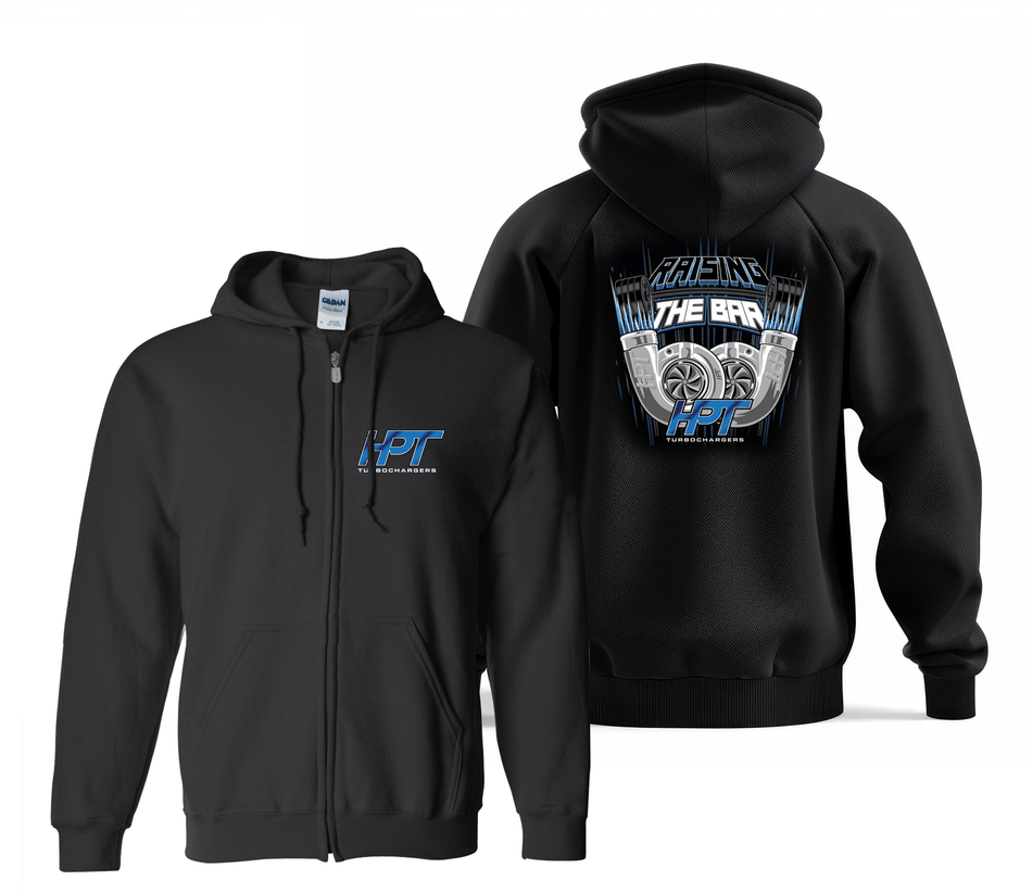 HPT Turbo Raising the Bar Zip - Up Hoodie - HP Race Brands - HPT Turbo - Apparel & Merchandise