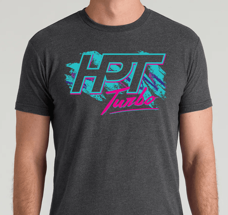 HPT Turbo Retro T-shirt - HP Race Brands - HPT Turbo - Apparel & Merchandise