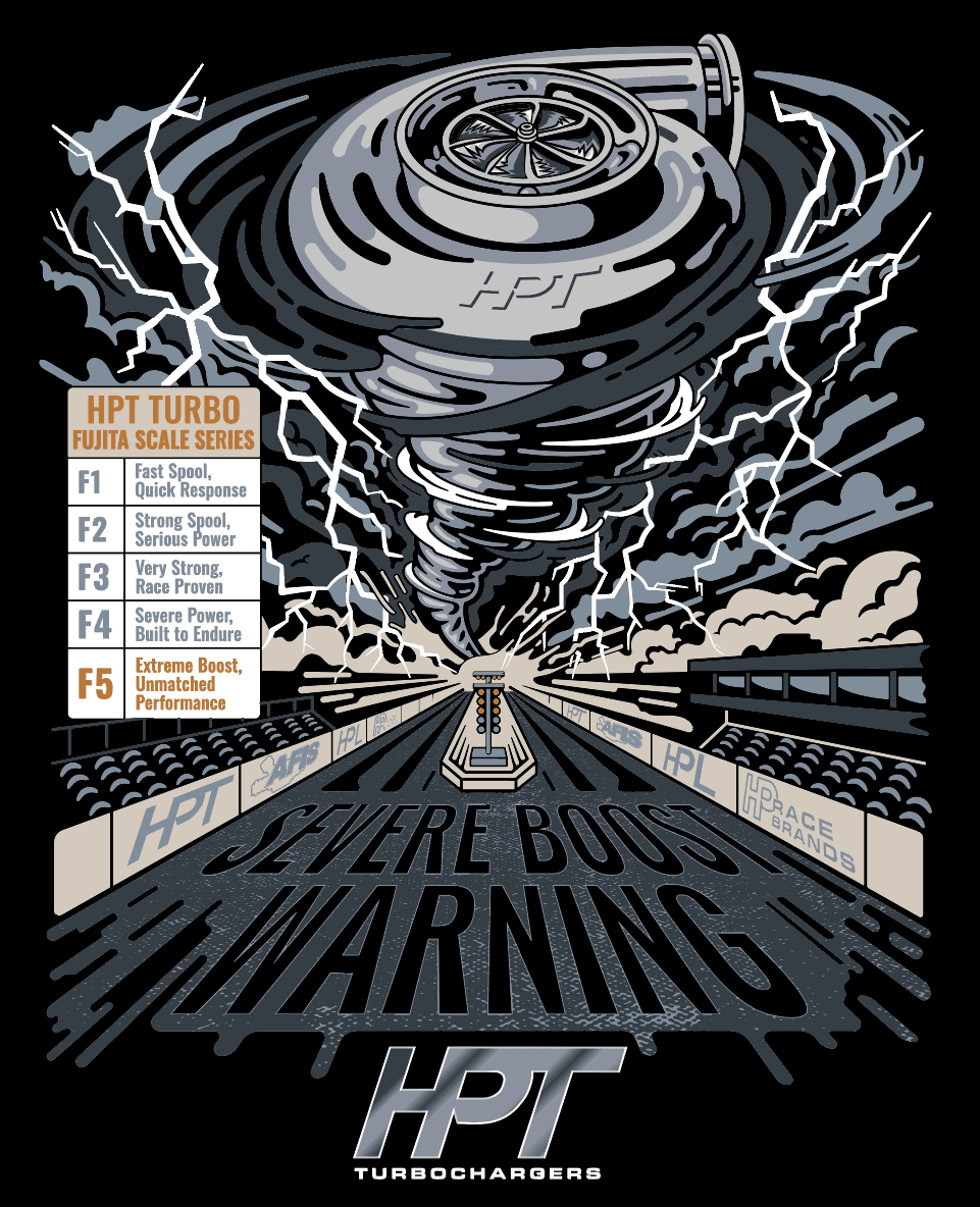 HPT Turbo Tornado T-shirt - HP Race Brands - HPT Turbo - Apparel & Merchandise