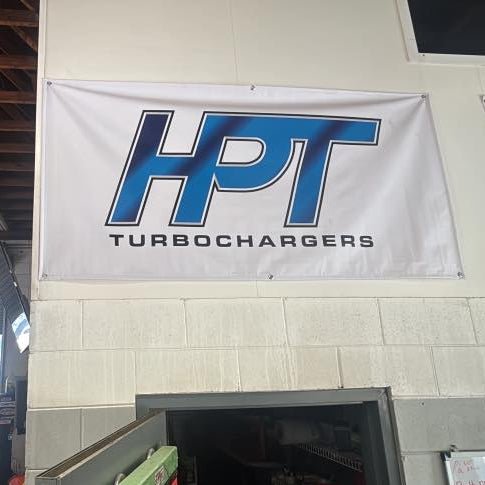 HPT Vinyl Turbo Shop Banner - 3' X 6' - HP Race Brands - HPT Turbo - Apparel & Merchandise