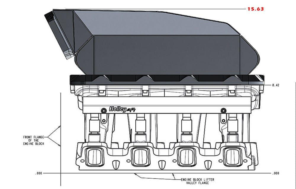 Low Profile Hi-Ram Cooler, 1800hp - HP Race Brands - Shearer Fabrications, Inc. - Intercooler