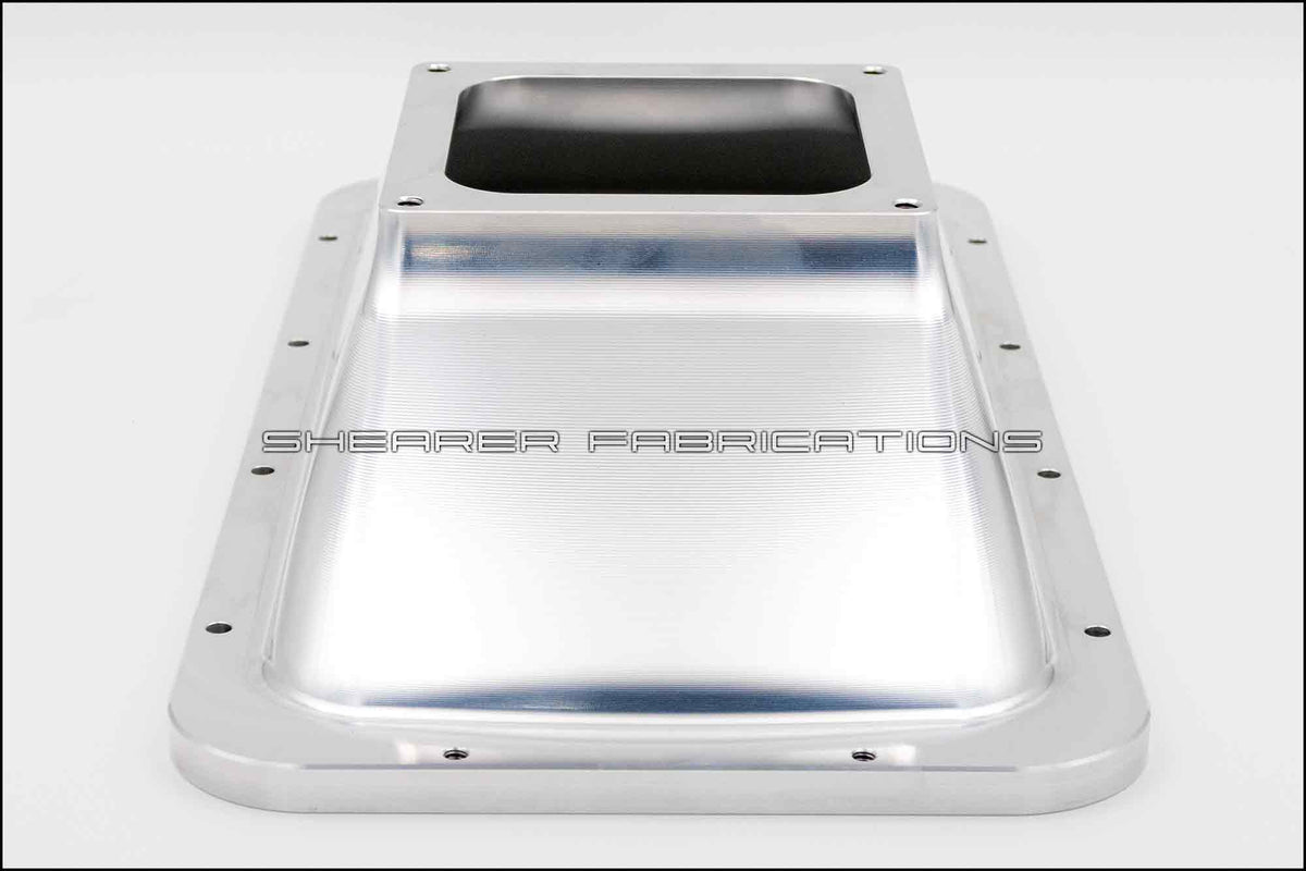 LS/LT/SBF/Hemi Hiram Billet Lid - Single 4500 - HP Race Brands - Shearer Fabrications, Inc. - Intake Lid