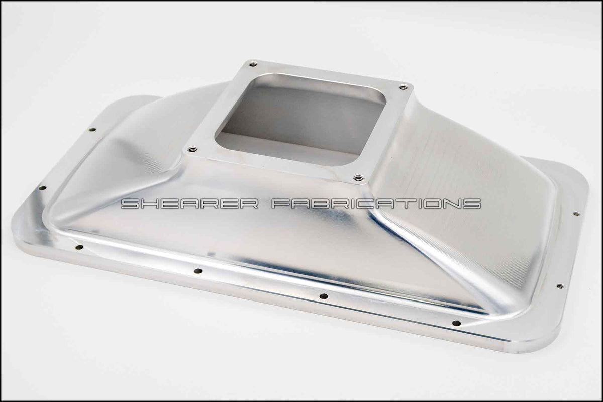 LS/LT/SBF/Hemi Hiram Billet Lid - Single 4500 - HP Race Brands - Shearer Fabrications, Inc. - Intake Lid