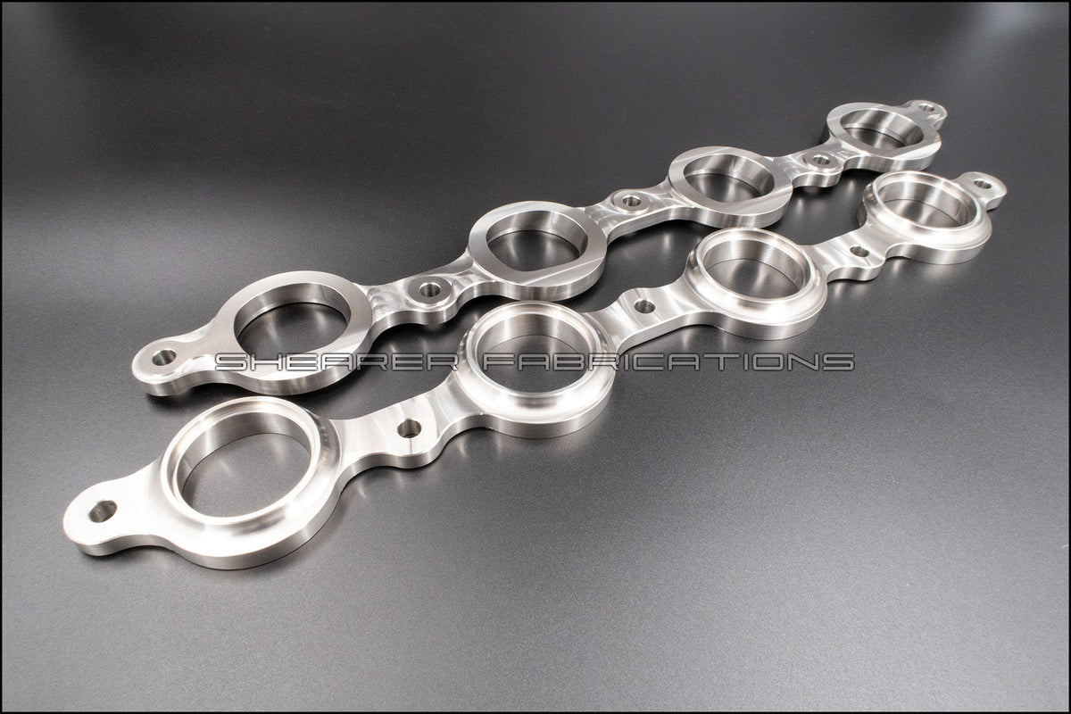 LTx Exhaust Flange, CNC Port - HP Race Brands - Shearer Fabrications, Inc. - Exhaust Flange