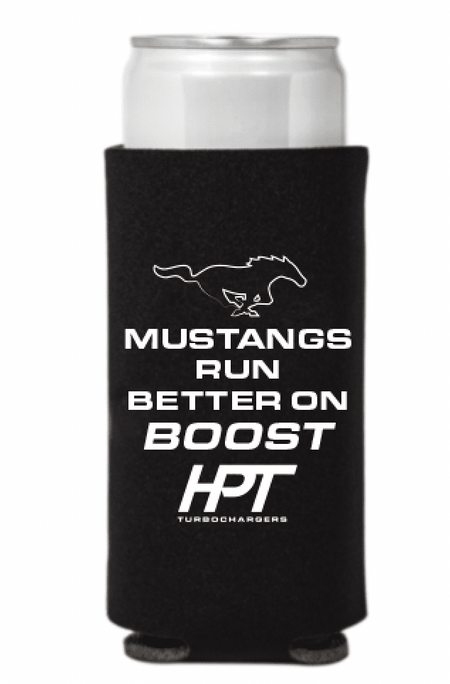 Mustang Slim Can Koozie - HPT Turbo - HP Race Brands - HPT Turbo -