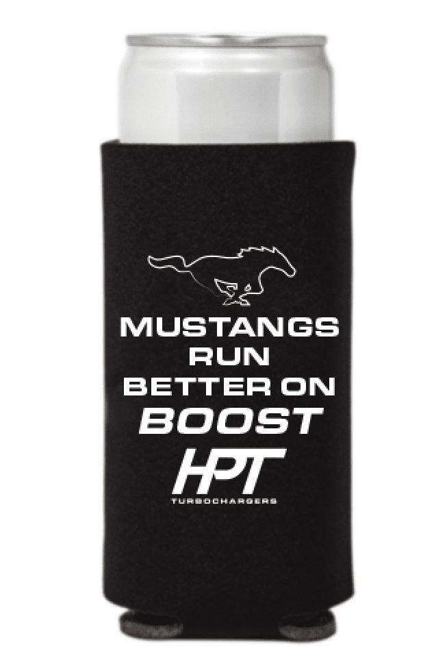 Mustang Slim Can Koozie - HPT Turbo - HP Race Brands - HPT Turbo -