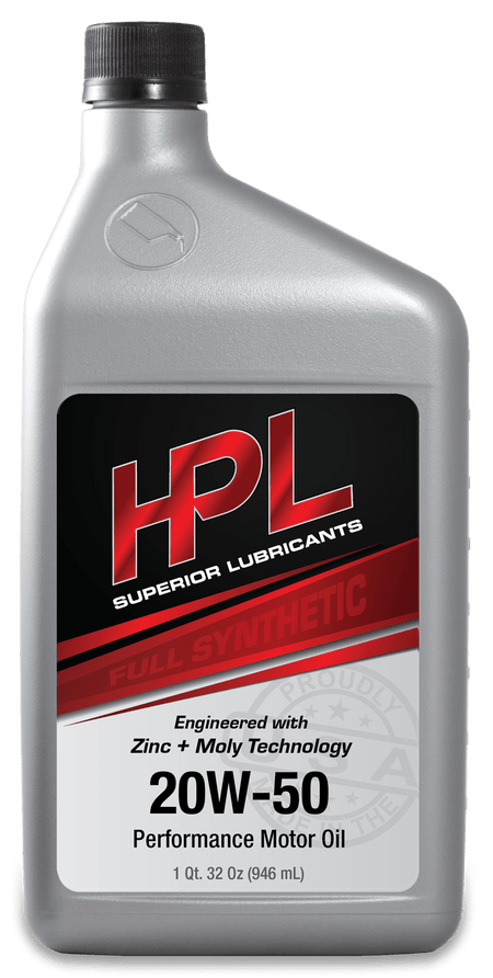 Performance Motor Oil - HP Race Brands - HPL Superior Lubricants - Engine Oil