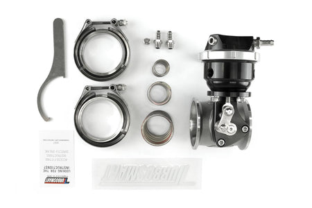 Pneumatic Straight Gate 6psi External Wastegate (Black) - HP Race Brands - Turbosmart - Wastegate