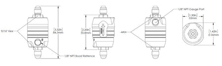 ProOPR Rising Rate Turbo Oil Pressure Regulator - HP Race Brands - Turbosmart - Oil Pressure Regulator