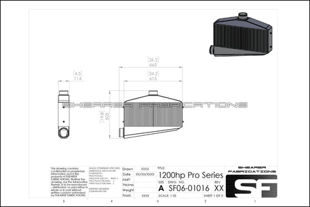 Pro/Series, 1200hp - HP Race Brands - Shearer Fabrications, Inc. - Intercooler