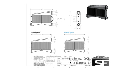 Pro/Series, TT, 1200hp - HP Race Brands - Shearer Fabrications, Inc. - Intercooler