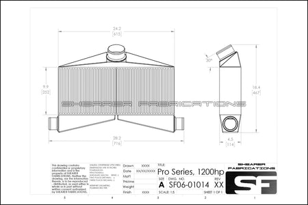 Pro/Series, TT, 1200hp - HP Race Brands - Shearer Fabrications, Inc. - Intercooler
