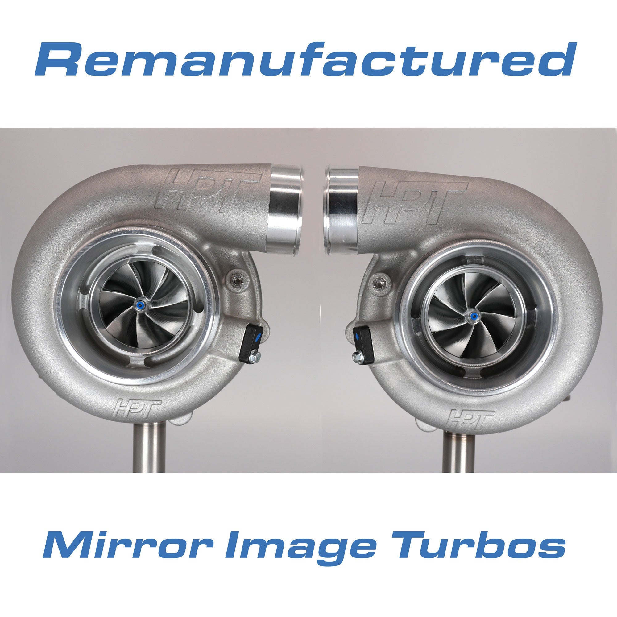 Remanufactured - HPT F2 6466 Mirror Image Turbocharger Set (V-Band 0.82 A/R) - HP Race Brands - HPT Turbo - Reman Turbochargers