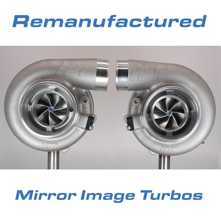 Remanufactured - HPT F2 6466 Mirror Image Turbocharger Set (V-Band 0.82 A/R) - HP Race Brands - HPT Turbo - Reman Turbochargers