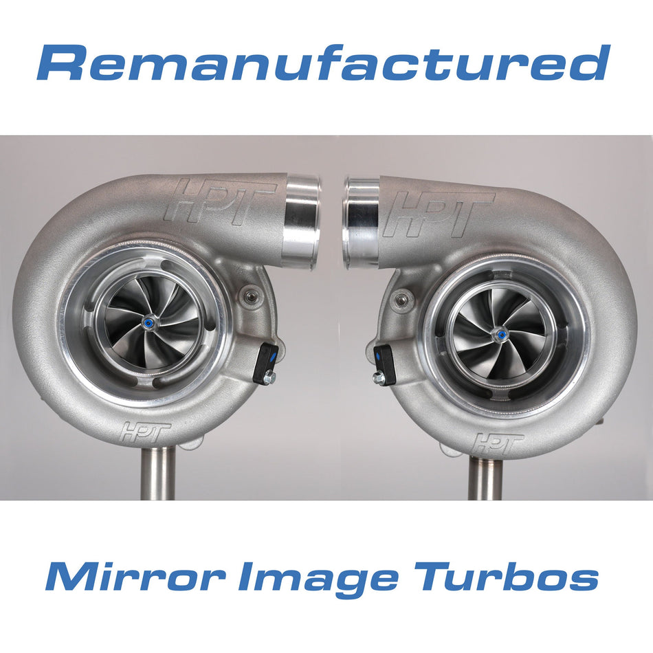 Remanufactured - HPT F2 6466 Mirror Image Turbocharger Set (V-Band 0.82 A/R) - HP Race Brands - HPT Turbo - Reman Turbochargers