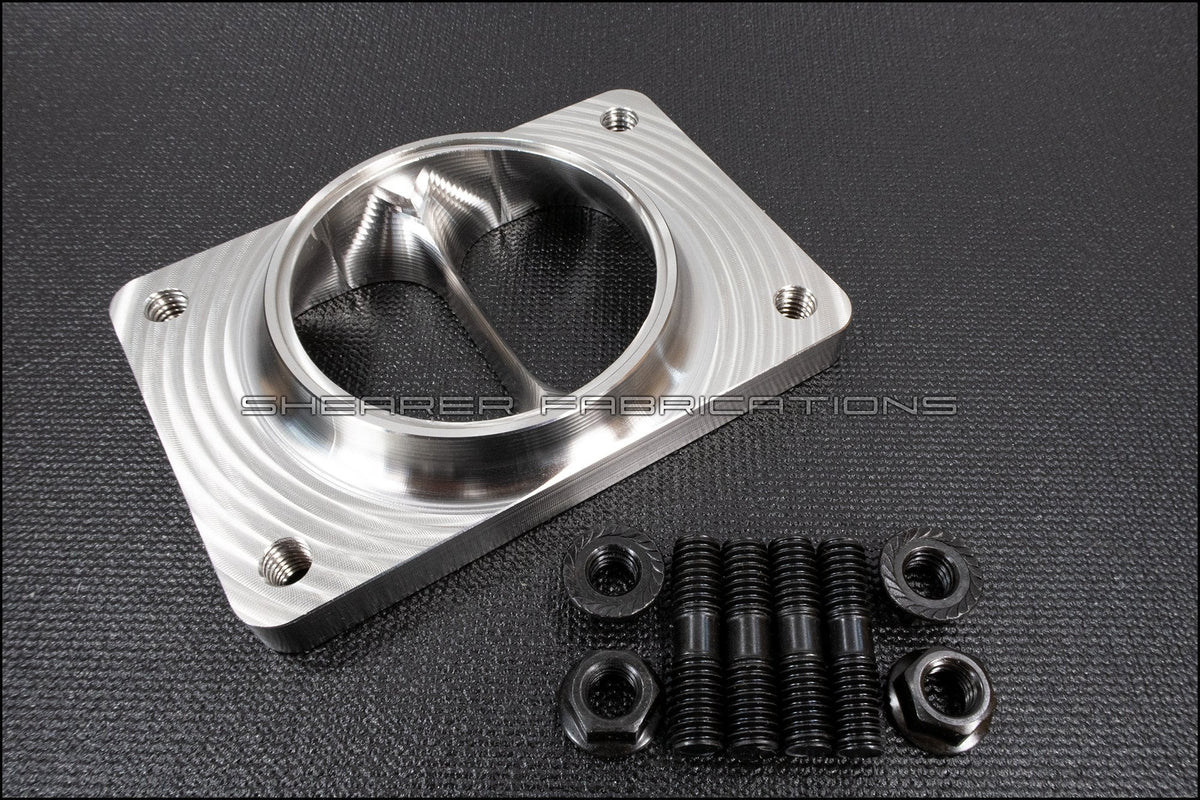 Single Inlet Divided T6 - HP Race Brands - Shearer Fabrications, Inc. - Turbo Flange