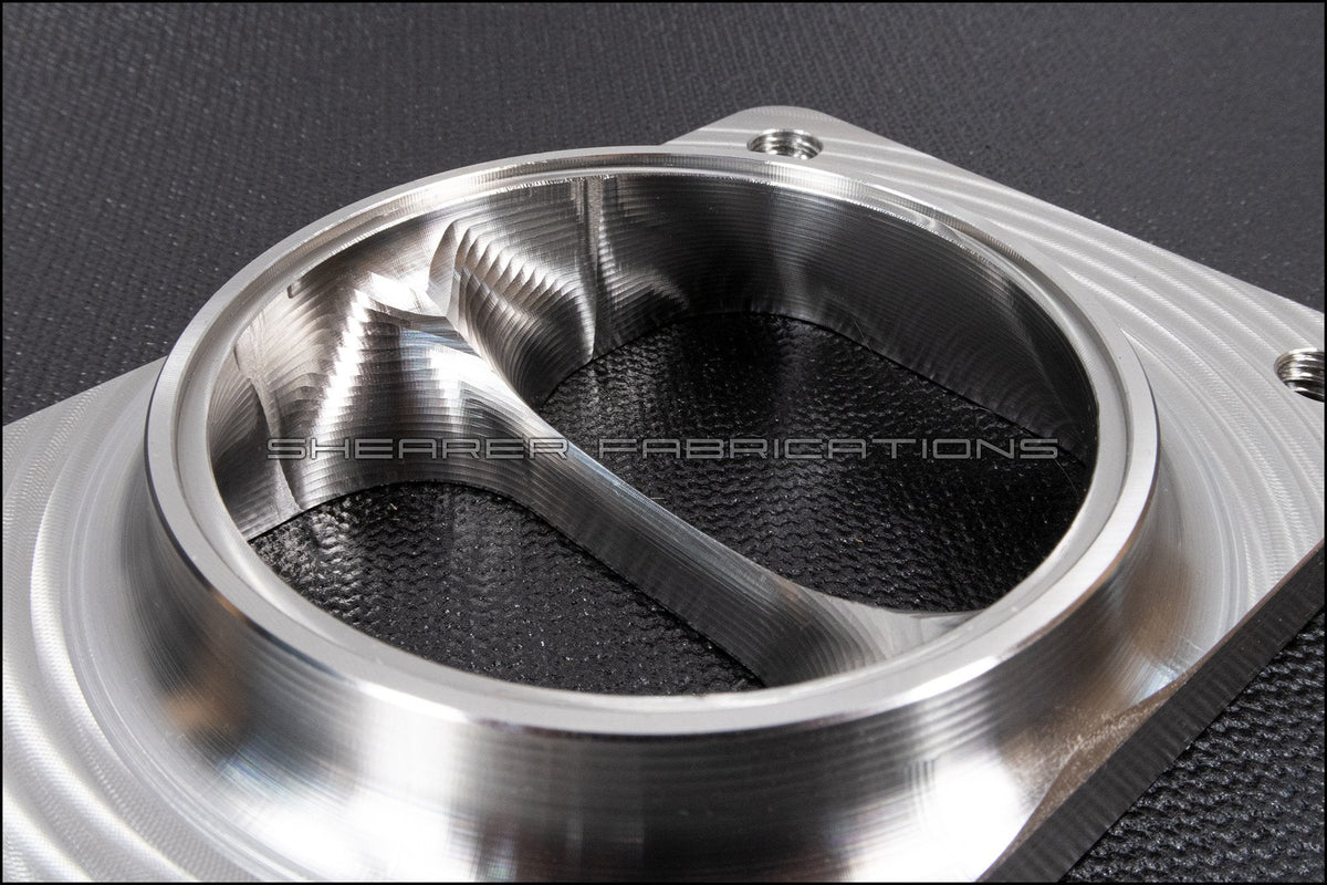 Single Inlet Divided T6 - HP Race Brands - Shearer Fabrications, Inc. - Turbo Flange