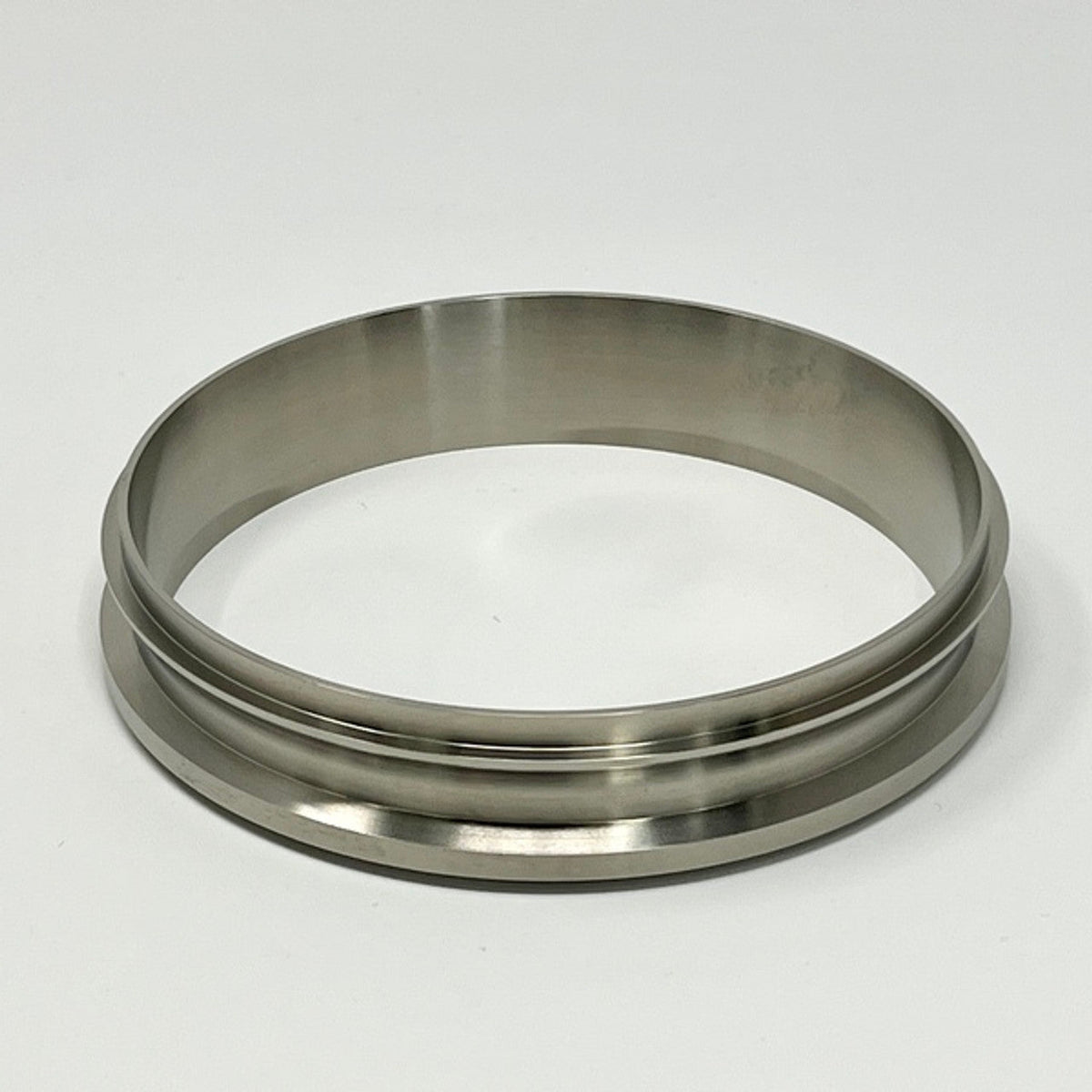 Titanium Dynamics F5 V - Band & T6 Discharge Flange - 5.00" - HP Race Brands - Titanium Dynamics LLC - Flange