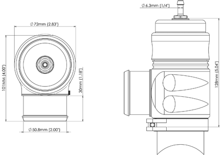 Turbosmart Big Bubba BPV ‘By - Pass Valve’ BOV (Sleeper) - HP Race Brands - Turbosmart - BOV
